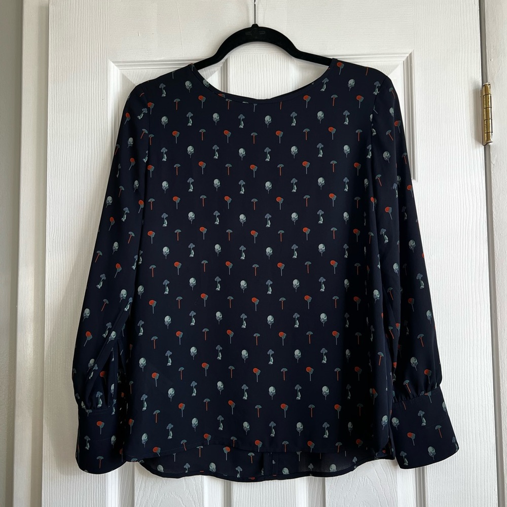 Ann Taylor Printed Blouse